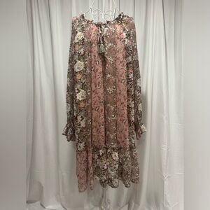 Gigio bohemian floral patchwork dress ~ XL ~ NWT